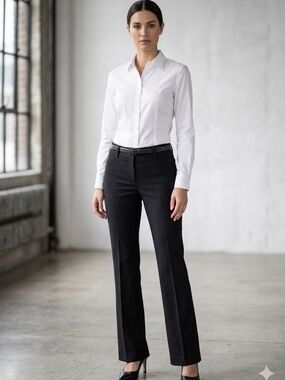 GUC Express Columnist Womens Black Dress Pants Work Stretch Bootcut Trouser 0S